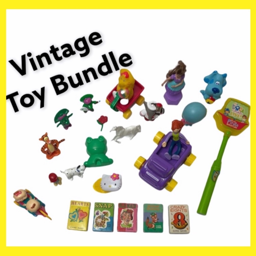 Vintage Toys Card Game Bundle 23 Pc Collectibles Vintage Barbie Hello Kitty